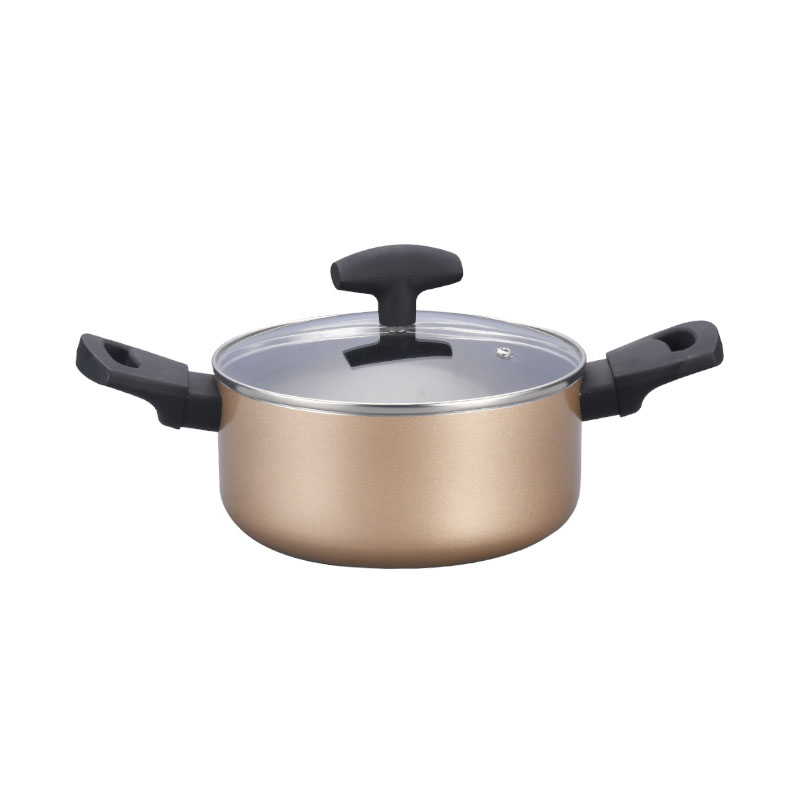Colorful Heat Resistant Painting Kitchenware Set Pressed Cookware