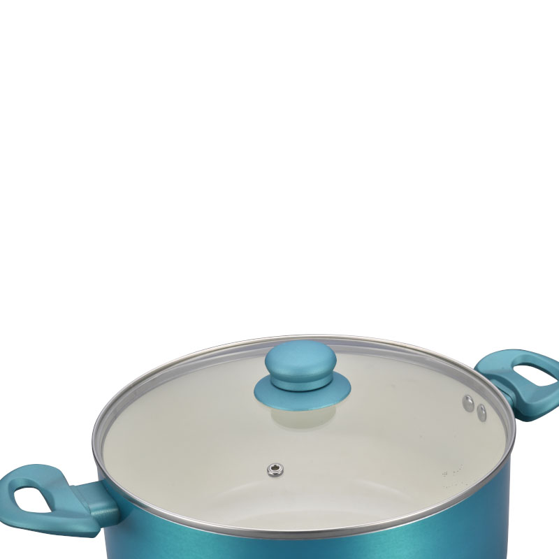 Durable Heat Resistant Panting Ceramic Cookware Set
