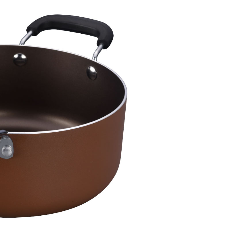 Special Crackle Paint Cooking Pots Pressed Cookware