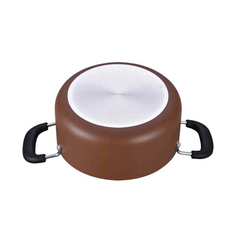 Special Crackle Paint Cooking Pots Pressed Cookware