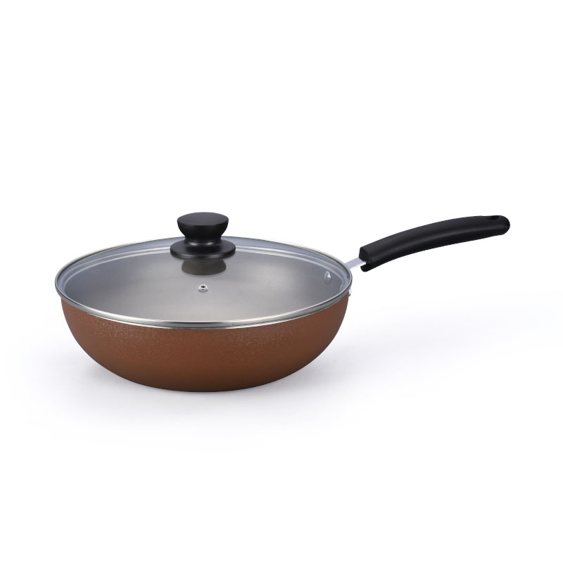 Special Crackle Paint Cooking Pots Pressed Cookware