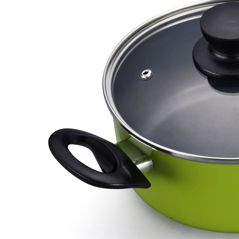 Multicolor Pots and Pans Pressed Cookware