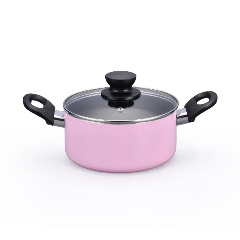 Multicolor Pots and Pans Pressed Cookware
