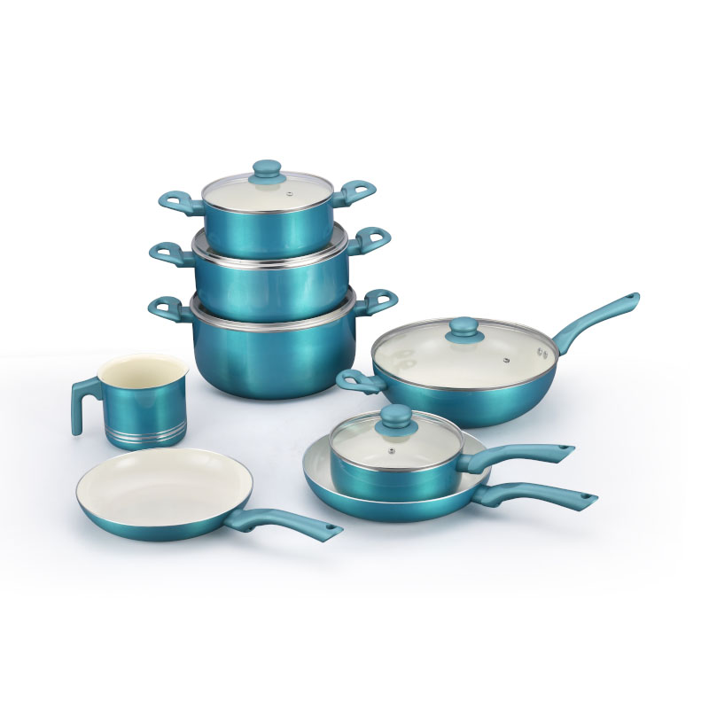 Durable Heat Resistant Panting Ceramic Cookware Set