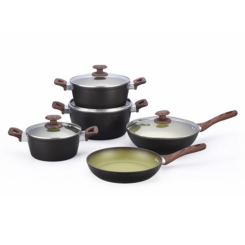 Gradient Non Stick Pan Set Forged Cookware