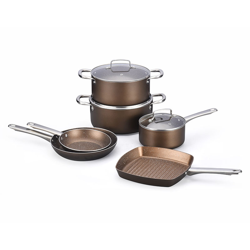 Advanced Home Stainless Steel Pots And Pans Set Pressed Cookware