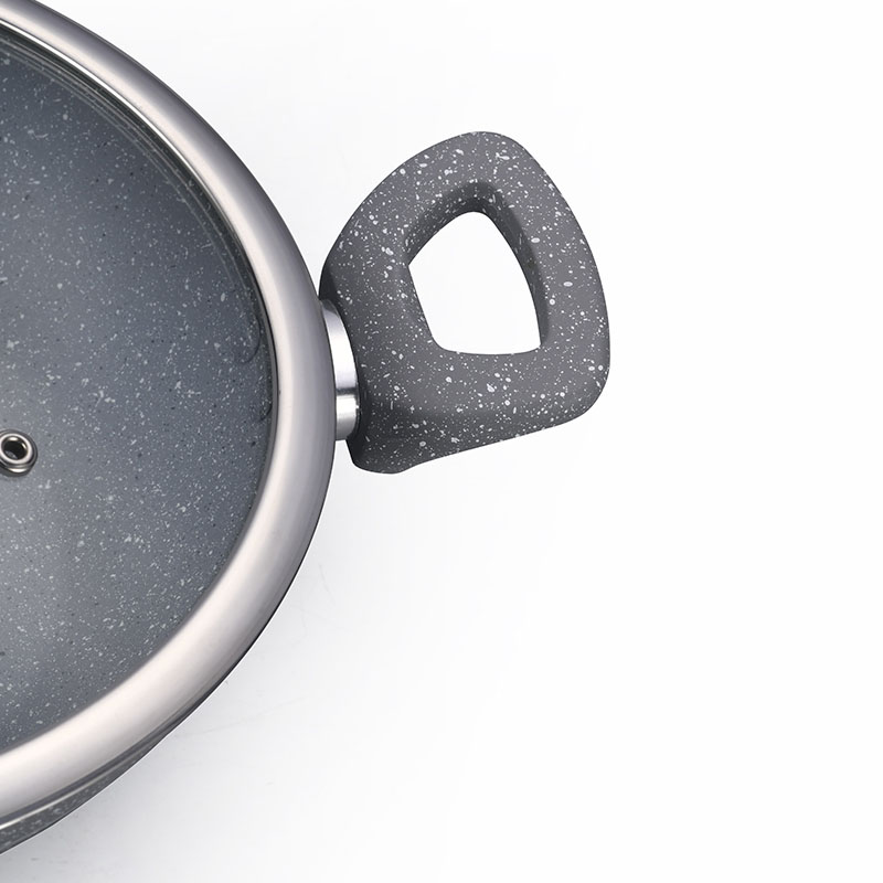 Non Stick Cooking Pan Forged Cookware with White Dots
