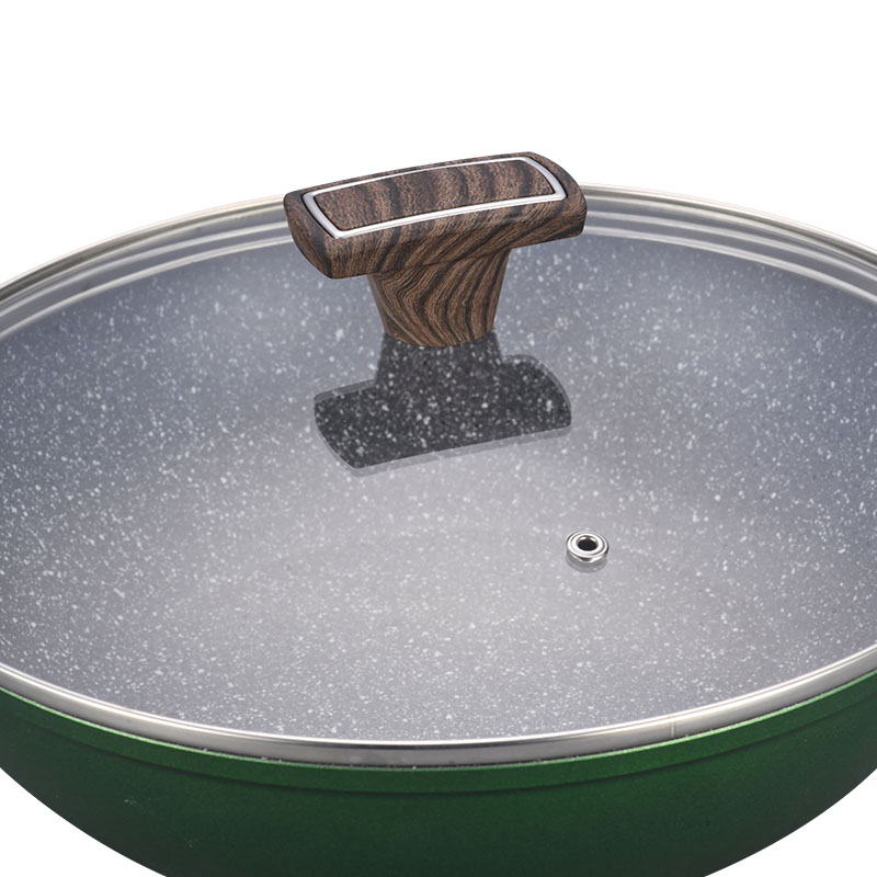 Dark Grey Stone Non Stick Cooking Pots Forged Cookware