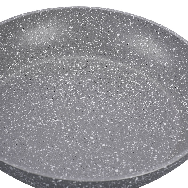 Grey Marble Soft Touch Cooking Pans Forged Cookware
