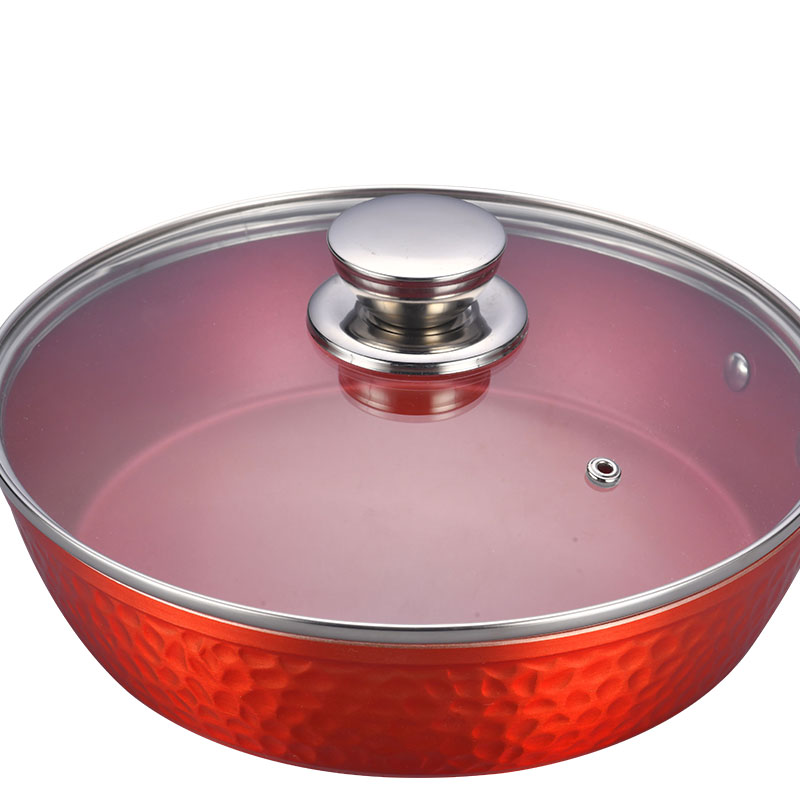 Hammered Stainless Steel Pots And Pans Set Forged Cookware