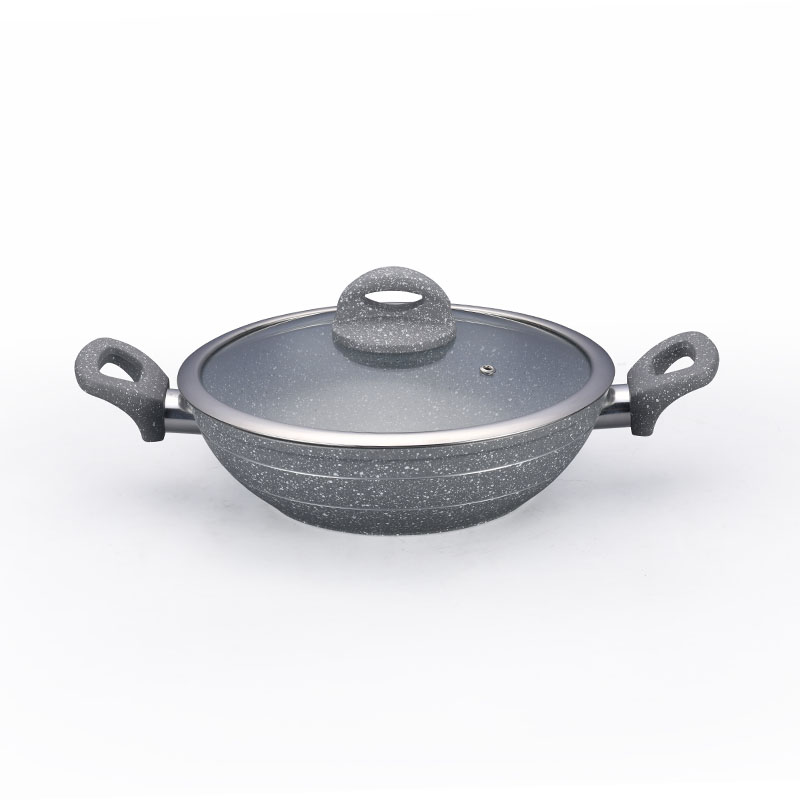 Non Stick Cooking Pan Forged Cookware with White Dots