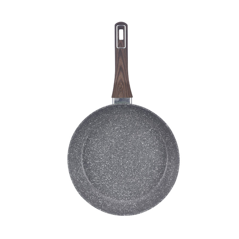 Dark Grey Stone Non Stick Cooking Pots Forged Cookware