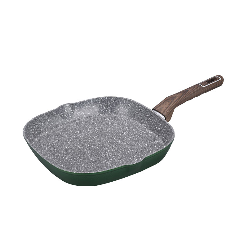 Dark Grey Stone Non Stick Cooking Pots Forged Cookware