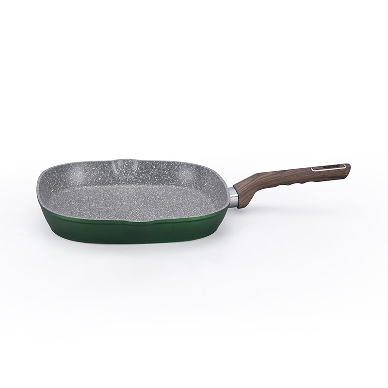 Dark Grey Stone Non Stick Cooking Pots Forged Cookware