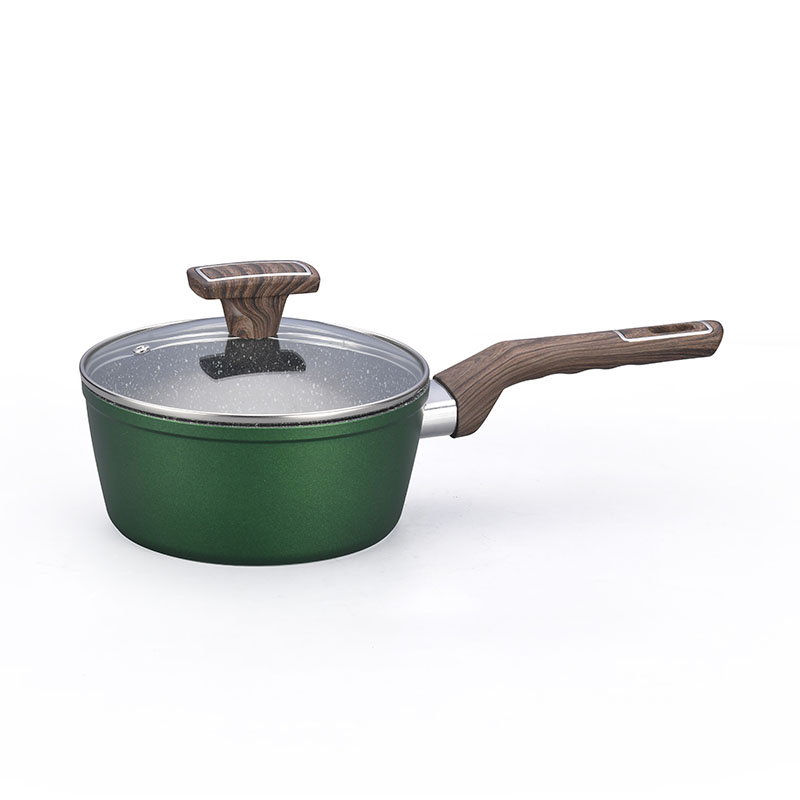 Dark Grey Stone Non Stick Cooking Pots Forged Cookware