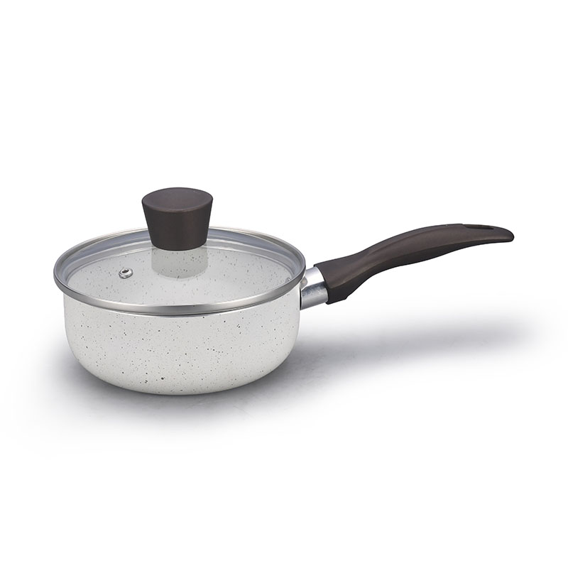 Grey Home Pan Non Stick Pressed Cookware with Lid