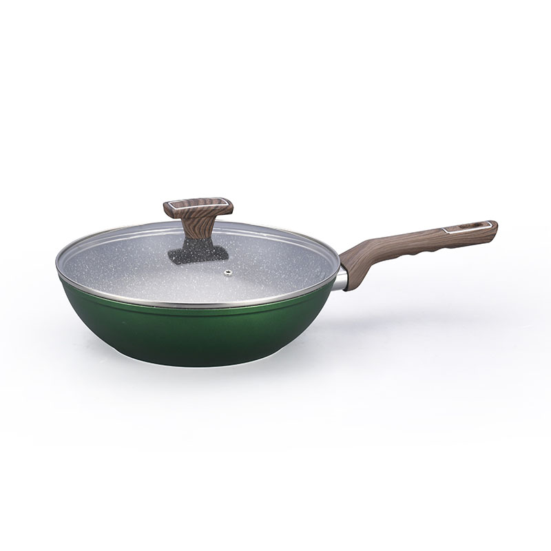 Dark Grey Stone Non Stick Cooking Pots Forged Cookware