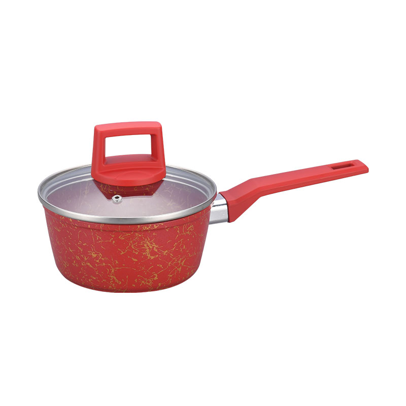 Telamon Red Golden Thread Weave Design Cookware Set