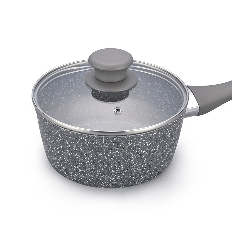 Classical Marble Soft Touch  Forged Cookware Sets