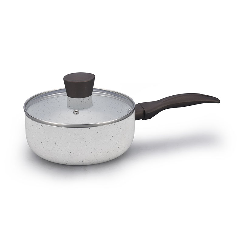 Grey Home Pan Non Stick Pressed Cookware with Lid