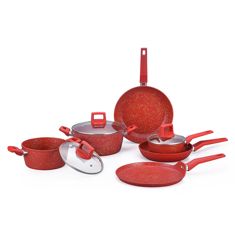 Silk Road Heat Resistant Panting Set Pot Forged Cookware