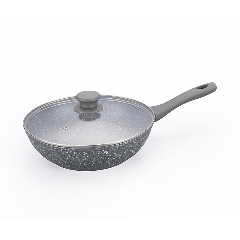 Classical Marble Soft Touch  Forged Cookware Sets