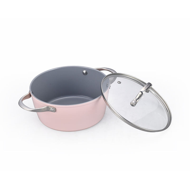 Stainless Steel Ceramic Pot Set Forged Cookware