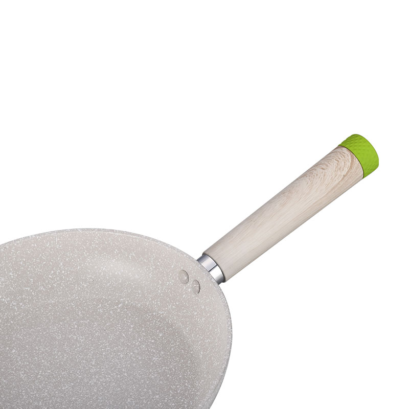 Kitchenware Set Marble Forged Cookware with Colorful Ornamental