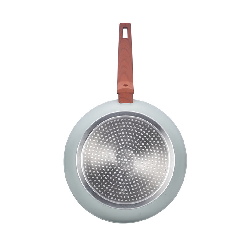 Wood Handle Aluminum Pots And Pans Forged Cookware