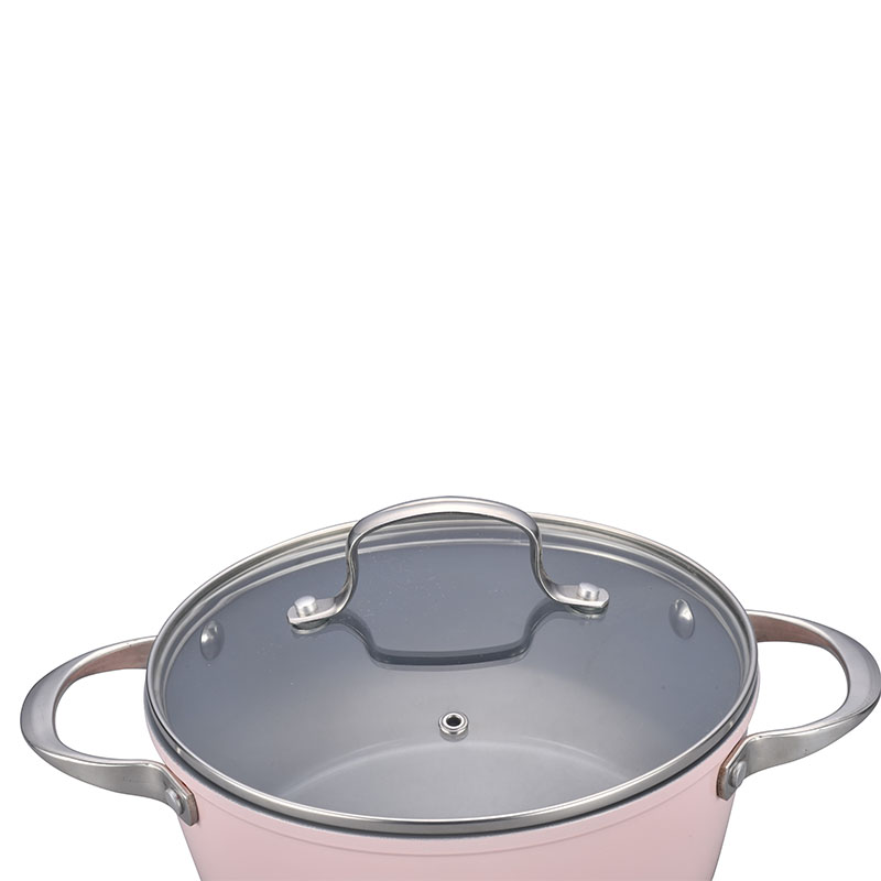 Stainless Steel Ceramic Pot Set Forged Cookware