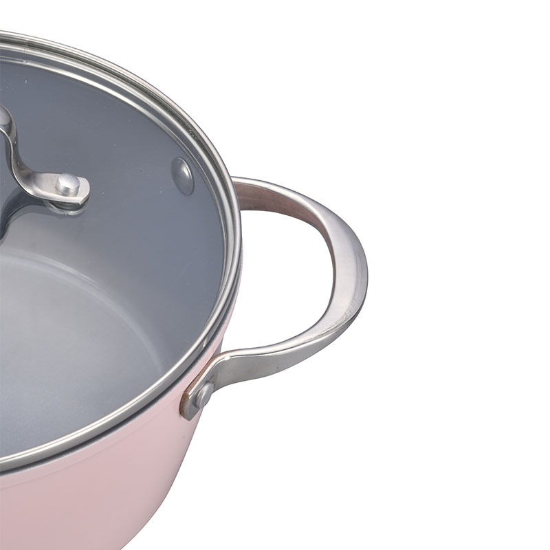 Stainless Steel Ceramic Pot Set Forged Cookware