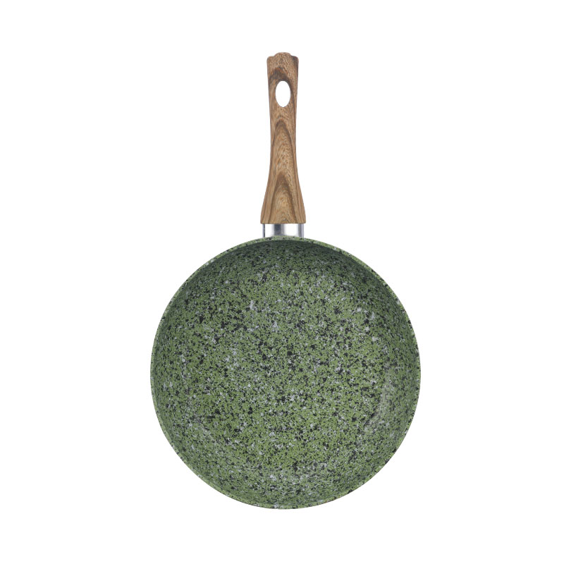 Marble Forged Non Stick Cookware with Wood Grain