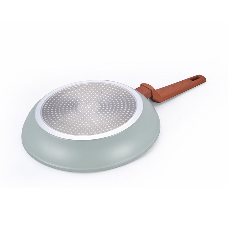 Wood Handle Aluminum Pots And Pans Forged Cookware