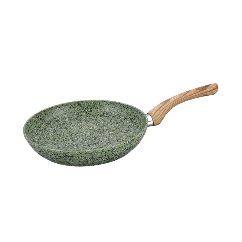 Marble Forged Non Stick Cookware with Wood Grain