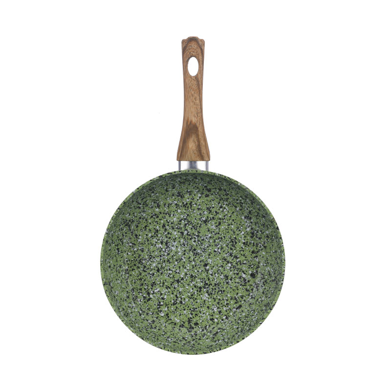 Marble Forged Non Stick Cookware with Wood Grain