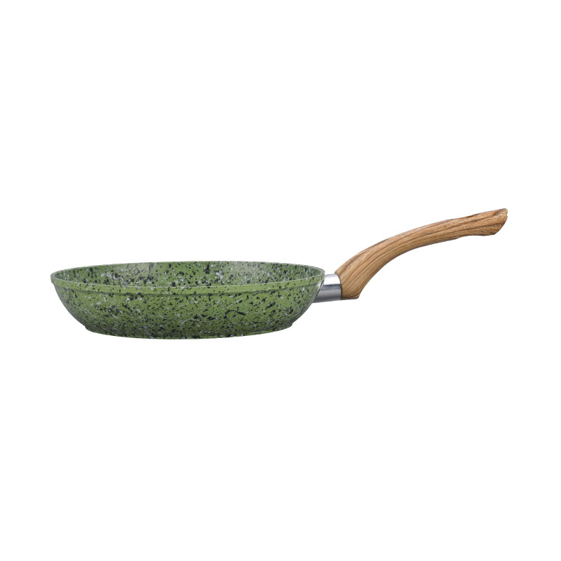 Marble Forged Non Stick Cookware with Wood Grain