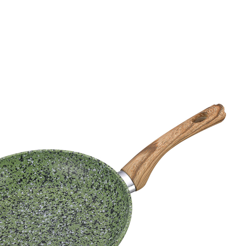 Marble Forged Non Stick Cookware with Wood Grain