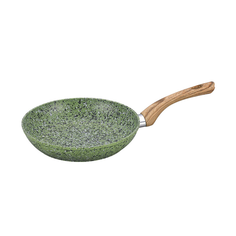 Marble Forged Non Stick Cookware with Wood Grain