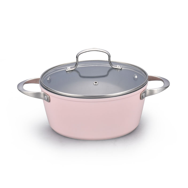 Stainless Steel Ceramic Pot Set Forged Cookware