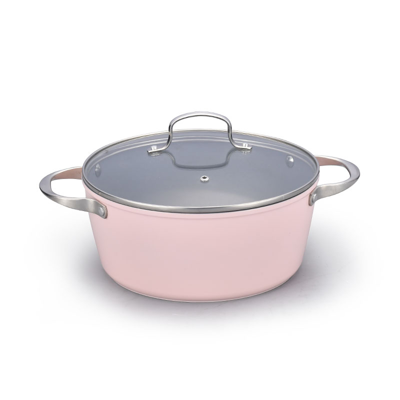 Stainless Steel Ceramic Pot Set Forged Cookware