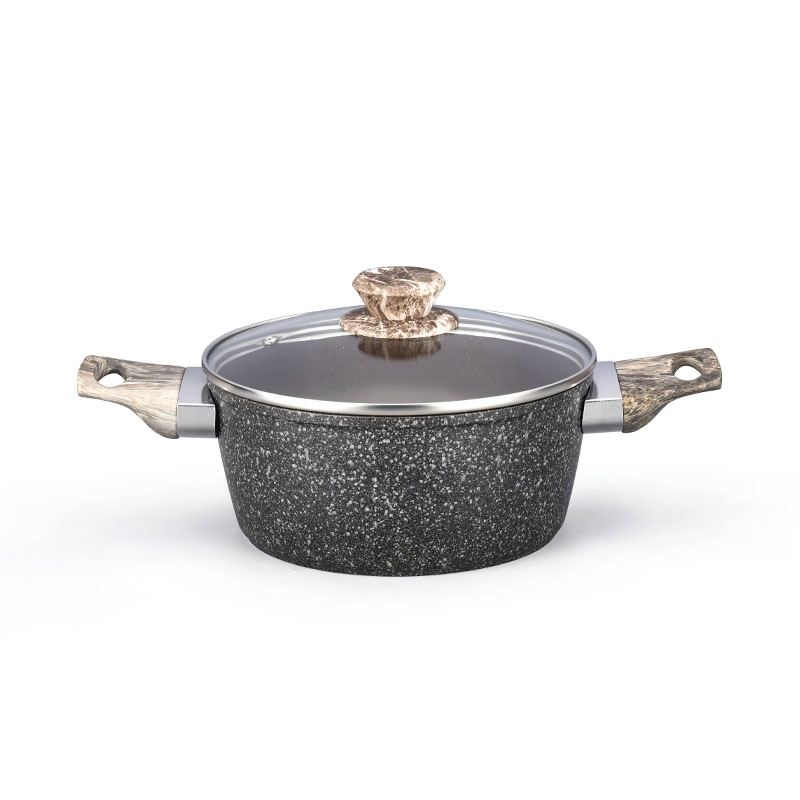 Ceramics Non Stick Coating Kitchenware Set Forged Cookware