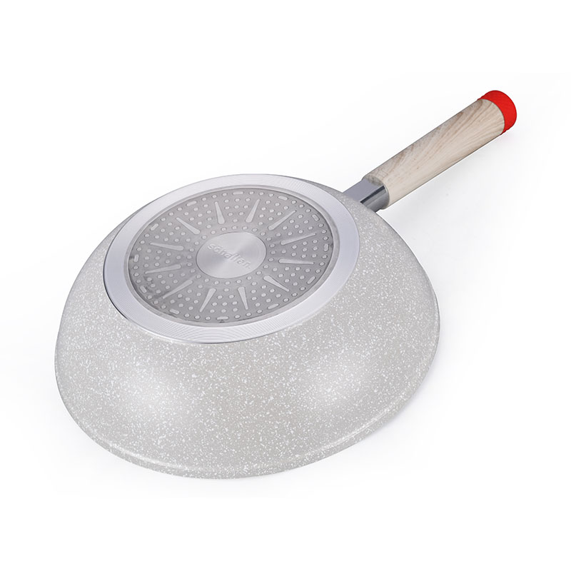 Kitchenware Set Marble Forged Cookware with Colorful Ornamental