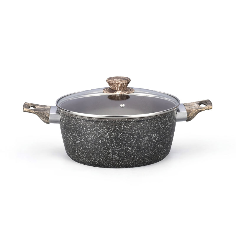 Ceramics Non Stick Coating Kitchenware Set Forged Cookware