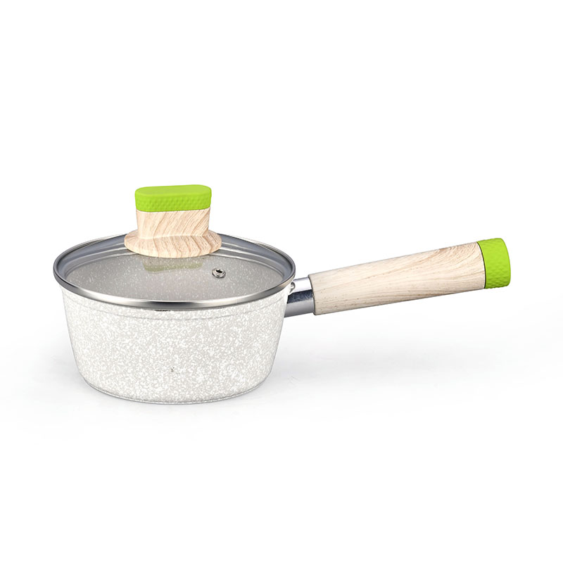 Kitchenware Set Marble Forged Cookware with Colorful Ornamental