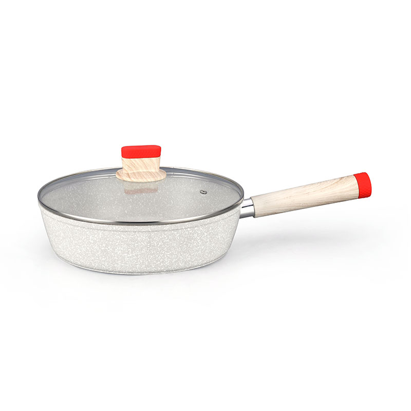 Kitchenware Set Marble Forged Cookware with Colorful Ornamental