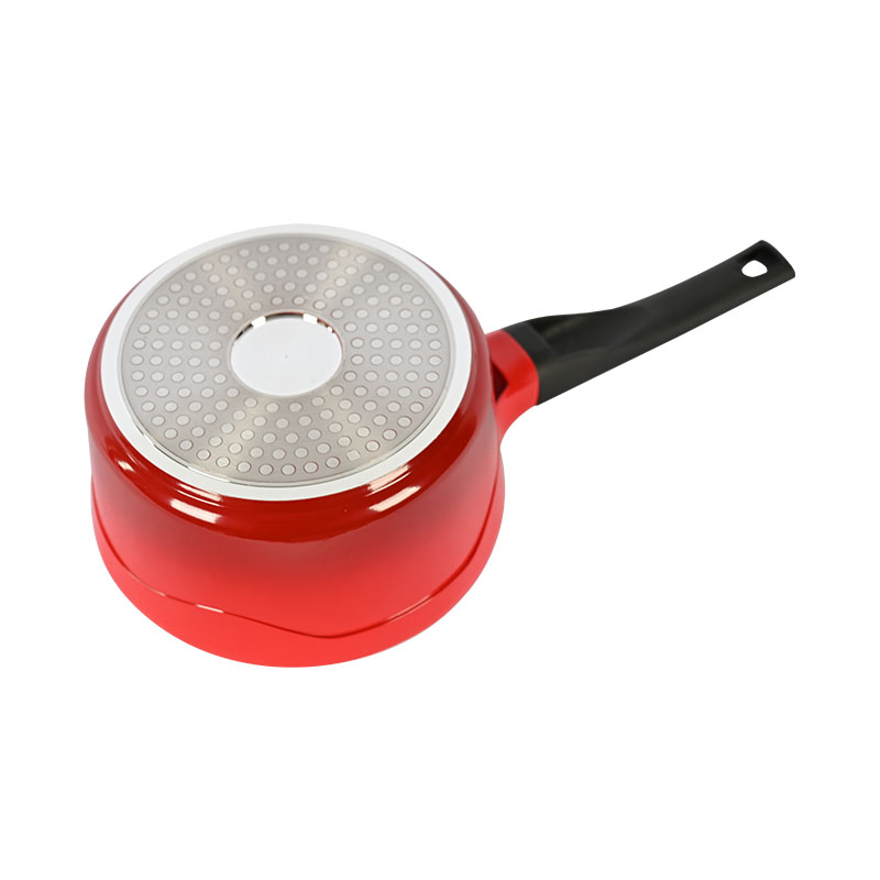 Red Ceramic Cooking Set Die Cast Cookware with Lid