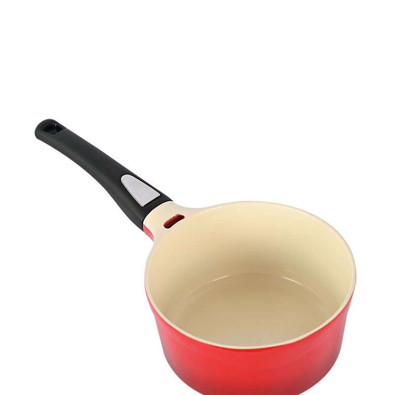 Red Ceramic Cooking Set Die Cast Cookware with Lid