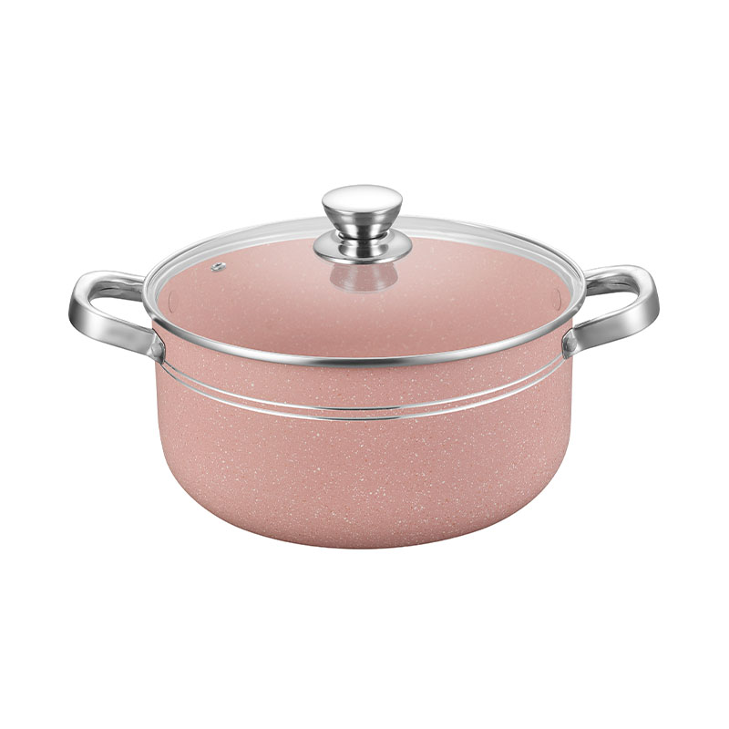 White Round Cooking Pans Pressed Cookware