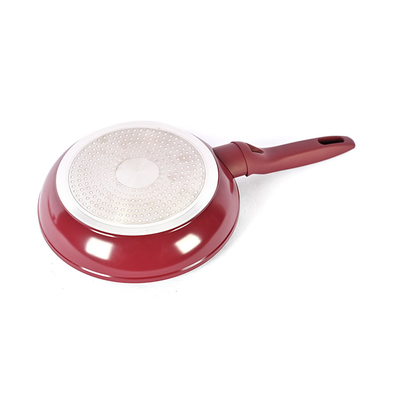 Telamon Burgundy Cookware Set with Golden Edge Accessories