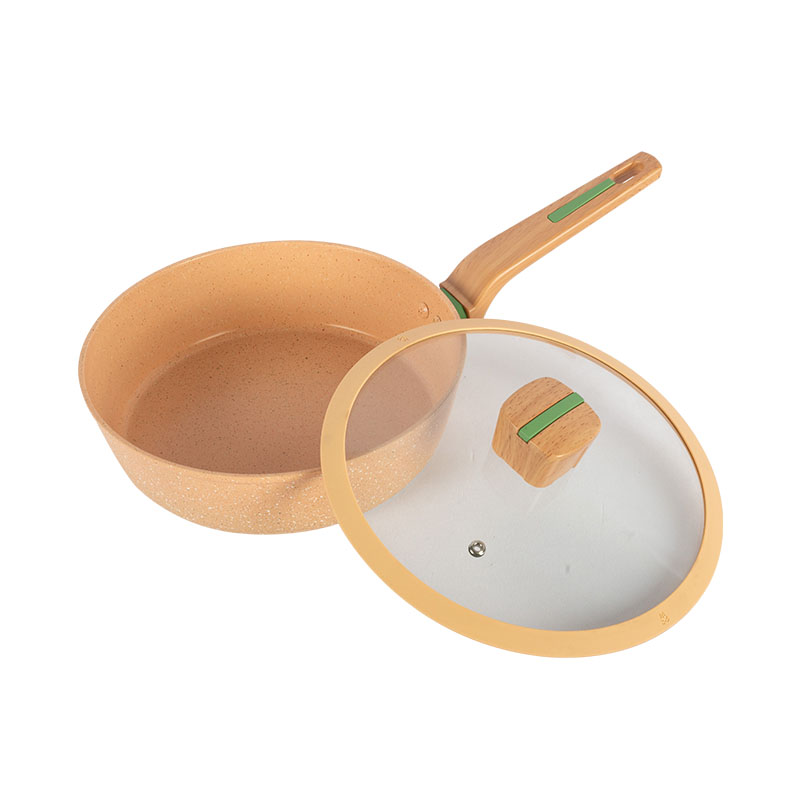 Light Brown Durable Construction Forged Cookware Sets